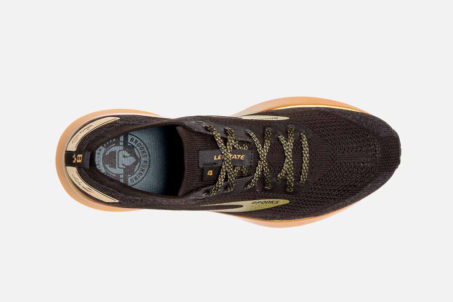 Brooks Running Shoes - Levitate 4 Road Womens - Black/Gold - TOF-425081